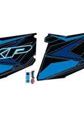 Trail Armor Voodoo Blue Genx Slide On 4 Door Graphics Kit Polaris RZR 4 XP 1000 EPS 2015                                     - TA4GXSOVB100015 - Image 2