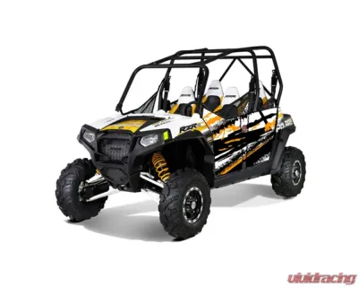Trail Armor Robbie Gordon Orange Madness Slimline 4 Door Graphics Kit Polaris RZR 800 4 2011 - TA4SLRGOM80011