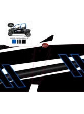 Trail Armor Stealth Black Slimline 4 Door Graphics Kit Polaris RZR 4 800 EPS 2014                                     - TA4SLSB80014 - Image 2
