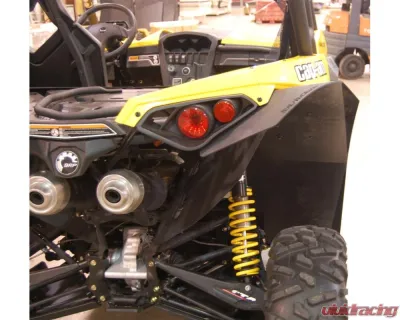 Trail Armor Mud Flap Fender Extensions w/ Underbed Mud Shield Can-Am Maverick 2013-2017 - TAMFFEMS-CAM