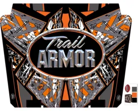 Trail Armor Stealth Black Hard Top Roof Graphics Kit Polaris RZR XP 1000 EPS 2015