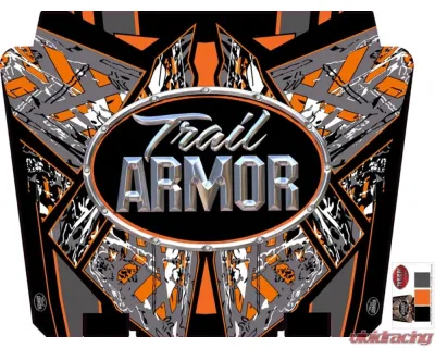 Trail Armor Stealth Black Hard Top Roof Graphics Kit Polaris RZR XP 1000 EPS 2015 - TAROOFHLESB1K15