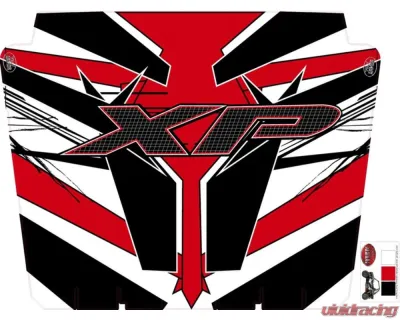 Trail Armor White Lightning Hard Top Roof Graphics Kit Polaris RZR XP 1000 2014 - TAROOFWL14