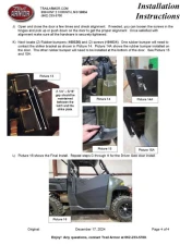 Trail Armor Premium Half Doors Polaris Ranger XP 900 | 1000 2014-2019                                     - TA001BLK-PR900 - Image 15
