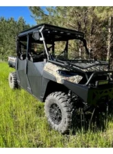 Trail Armor Half Doors for 2021-2025 Polaris Ranger Crew 1000, Black High-Density Plastic                                     - TA001BLK-PRC1000 - Image 2