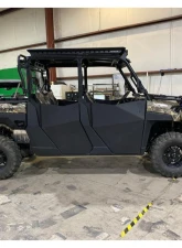 Trail Armor Half Doors for 2021-2025 Polaris Ranger Crew 1000, Black High-Density Plastic                                     - TA001BLK-PRC1000 - Image 4