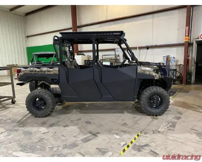 Trail Armor Half Doors for 2021-2025 Polaris Ranger Crew 1000, Black High-Density Plastic - TA001BLK-PRC1000