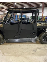 Trail Armor Half Doors for 2021-2025 Polaris Ranger Crew 1000, Black High-Density Plastic                                     - TA001BLK-PRC1000 - Image 5