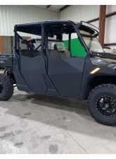 Trail Armor Half Doors for 2021-2025 Polaris Ranger Crew 1000, Black High-Density Plastic                                     - TA001BLK-PRC1000 - Image 6