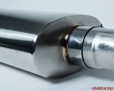 RPG Off-Road Fast Intentions Bronco 6G Axle-Back Exhaust Straight-Cut Tip Non Polished Stainless Steel Ford Bronco 2021+ - FI-6G-ABE-SLC-M