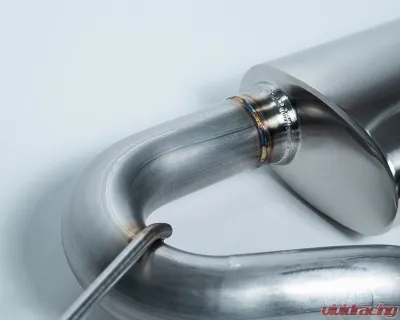 RPG Off-Road Fast Intentions Bronco 6G Axle-Back Exhaust Straight-Cut Tip Non Polished Stainless Steel Ford Bronco 2021+ - FI-6G-ABE-SLC-M