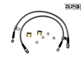 RPG Off-Road Stainless Steel Brake Lines Stock Length Ford Raptor 2010-2023