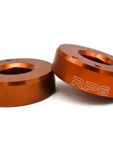 RPG Off-Road 2" Fox Orange Rear Coil Spring Spacer Kit Ford Raptor | Raptor R 2021-2024                                     - RCPA0049-FO - Image 3