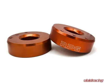 RPG Off-Road 2" Fox Orange Rear Coil Spring Spacer Kit Ford Raptor | Raptor R 2021-2024 - RCPA0049-FO