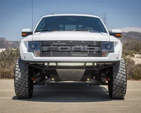 RPG Off-Road Trophy Front Bumper w/ Black Skid Plate & Push Bar Ford Raptor 2010-2014