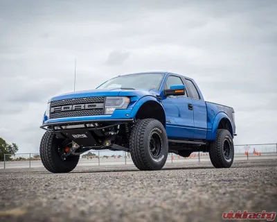 RPG Off-Road Trophy Front Bumper w/ Black Skid Plate & Push Bar Ford Raptor 2010-2014 - RAPA1260-BD40C-PB