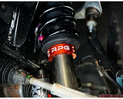 RPG Offroad Black 3.0" Front 2.25" Rear Lift Hoss 3.0 Spring Perch Collar Kit Ford Bronco 2022-2024 - BRBA0041_3.0F2.25R_BK