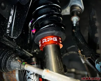 RPG Off-Road Black 2.25" Front Hoss 3.0 Spring Perch Collar Kit - BRBA0043-Front_BLK-EBA