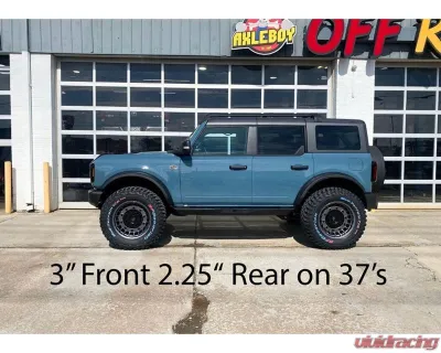 RPG Off-Road Black 2.25" Front Hoss 3.0 Spring Perch Collar Kit - BRBA0043-Front_BLK-EBA