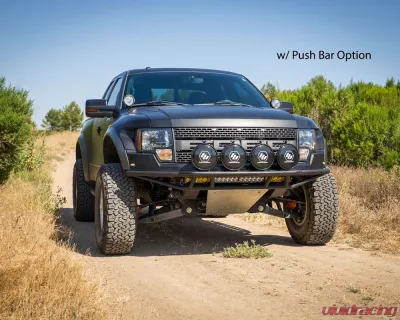 RPG Off-Road Trophy Front Bumper No Push bar w/50'' Baja Arc Light Bar Tabs  Ford Raptor 2010-2014 - RAPA1260-BD50C
