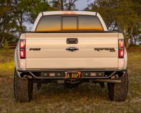 RPG Off-Road Rear Bumper w/ Integrated Trailer Hitch / Baja S2 Light Mounts Ford F150 | Raptors 2009-2014