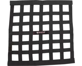 Allstar Performance Black 18"x18" Non-SFI Ribbon Style Window Net