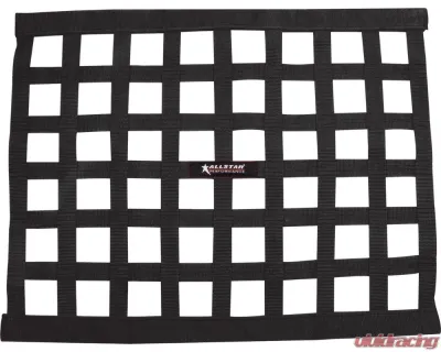 Allstar Performance Black 18"x24" Non-SFI Ribbon Style Window Net - ALL10284
