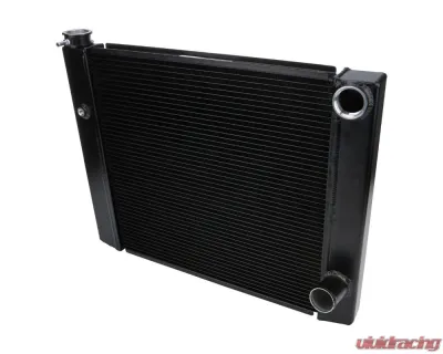 Allstar Performance Black 19" x 26" Dual Pass Lightweight Single Row Radiator - ALL30345