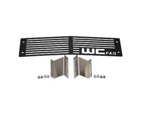 WCFab 2015-2019 LML/L5P Duramax Silverado Bumper Grille Fine Texture Black Single Stage Powder Coating