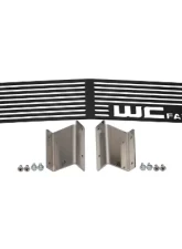 WCFab 2015-2019 LML/L5P Duramax Silverado Bumper Grille Gloss Black Single Stage Powder Coating                                     - WCF100290-GB - Image 3