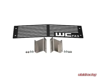 WCFab 2015-2019 LML/L5P Duramax Silverado Bumper Grille Gloss Black Single Stage Powder Coating - WCF100290-GB