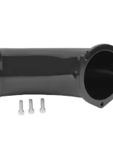 WCFab 2001-2004 LB7 Duramax 3 1/2 Inch Intake Horn Gloss Black Single Stage Powder Coating                                     - WCF100342-GB - Image 2