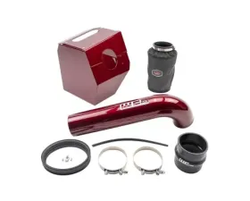 WCFab 4 Inch Intake Kit Red Two Stage Powder Coating for Duramax L5P 2017-2019