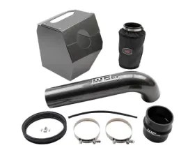 WCFab 4 Inch Intake Kit Semi-Gloss Black Single Stage Powder Coating for Duramax L5P 2017-2019