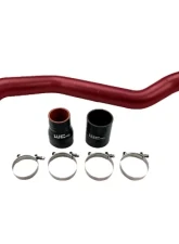 WCFab 2001-2004 LB7 Duramax Driver Side 3 Inch Intercooler Pipe Red Two Stage Powder Coating                                     - WCF100349-RED - Image 2
