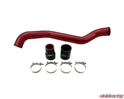WCFab 2001-2004 LB7 Duramax Driver Side 3 Inch Intercooler Pipe Red Two Stage Powder Coating - WCF100349-RED