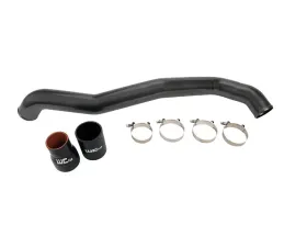 WCFab Driver Side 3 Inch Intercooler Pipe Brizzle Blue Single Stage Powder Coating Duramax LML 2011-2016