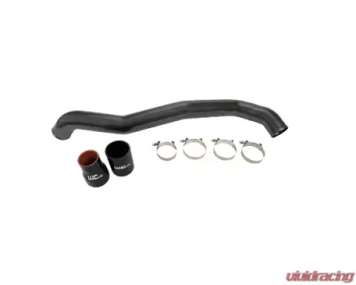 WCFab 2011-2016 LML Duramax Driver Side 3 Inch Intercooler Pipe Gloss Black Single Stage Powder Coating - WCF100353-GB