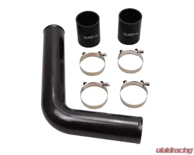 WCFab 2003-2007 5.9L Cummins Driver Side 3 Inch Replacement Intercooler Pipe Grey Two Stage Powder Coating - WCF100359-GRY