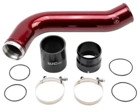 WCFab Passenger Side 3.5 Inch Intercooler Pipe Bengal Blue Single Stage Powder Coating Duramax L5P 2020+