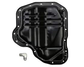 WCFab 2011-2016 LML Duramax Lower Oil Pan w/ Twin Turbo Drain Fitting Single Stage Powder Coating