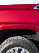 WCFab Fender Flare Billet Marker Light Delete Kit Raw Aluminum Finish with WCFab Logo GMC 2500/3500HD 2020+                                     - WCF100390 - Image 3