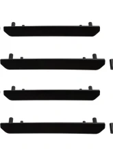WCFab Fender Flare Billet Marker Light Delete Kit Fine Texture Black Finish No Logo GMC 2500/3500HD 2020+                                     - WCF100393 - Image 7