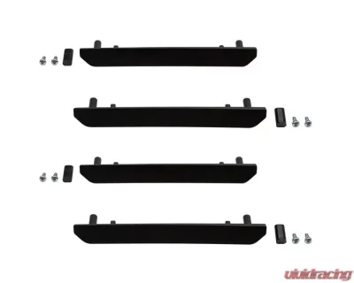 WCFab Fender Flare Billet Marker Light Delete Kit Fine Texture Black Finish No Logo GMC 2500/3500HD 2020+ - WCF100393