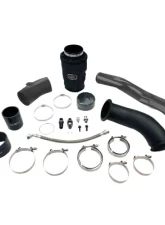 WCFab 2004.5-2007 5.9 Cummins S300 Turbo High Mount 2nd Gen Swap Kit Bengal Blue Single Stage Powder Coating                                     - WCF100475-BB - Image 2