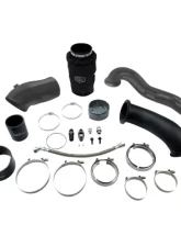 WCFab 2004.5-2007 5.9 Cummins S400 Turbo High Mount 2nd Gen Swap Kit Gloss Black Single Stage Powder Coating                                     - WCF100486-GB - Image 2
