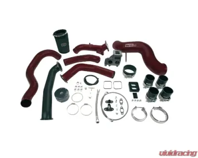 WCFab 2001-2004 LB7 Duramax S400 Single Turbo Install Kit Grape Frost Two Stage Powder Coating - WCF100489-GF