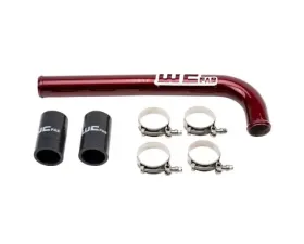 WCFab Upper Coolant Pipe Red Two Stage Powder Coating for Cummins 6.7L 2010-2018