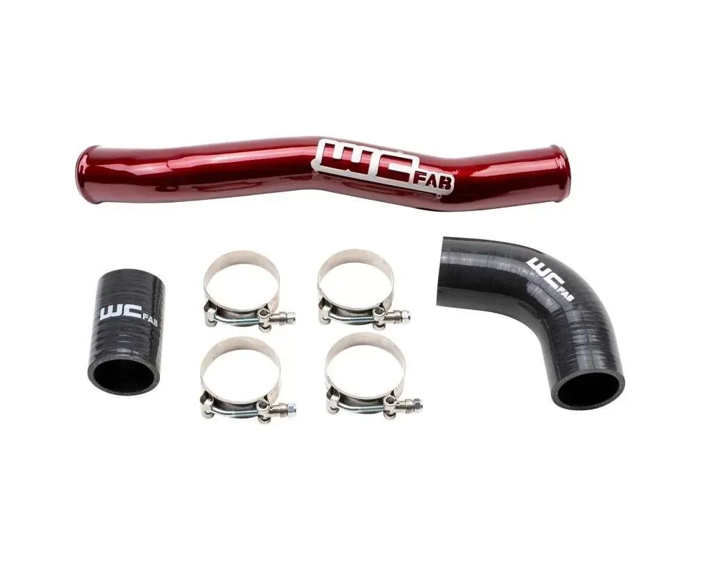 WCFab Upper Coolant Pipe Kit Fluorescent Green Duramax L5P 2020+ - WCF100541-FG