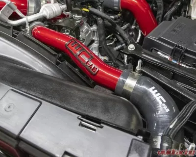 WCFab Upper Coolant Pipe Kit Candy Red Duramax L5P 2020+ - WCF100541-CR